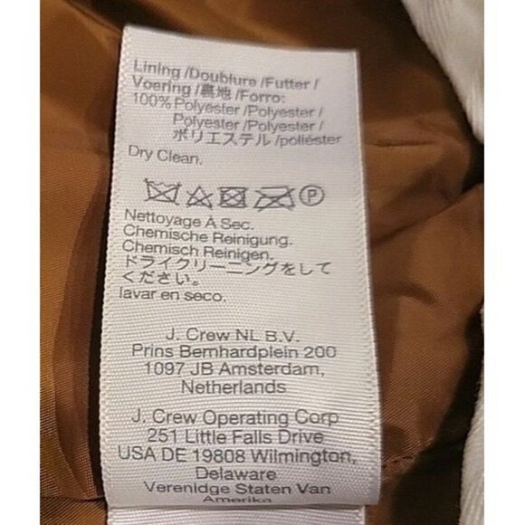 Madewell The Rosedale High Rise Straight Pant Wool Brown Pin Stripe 8 Womens EUC - Picture 8 of 10